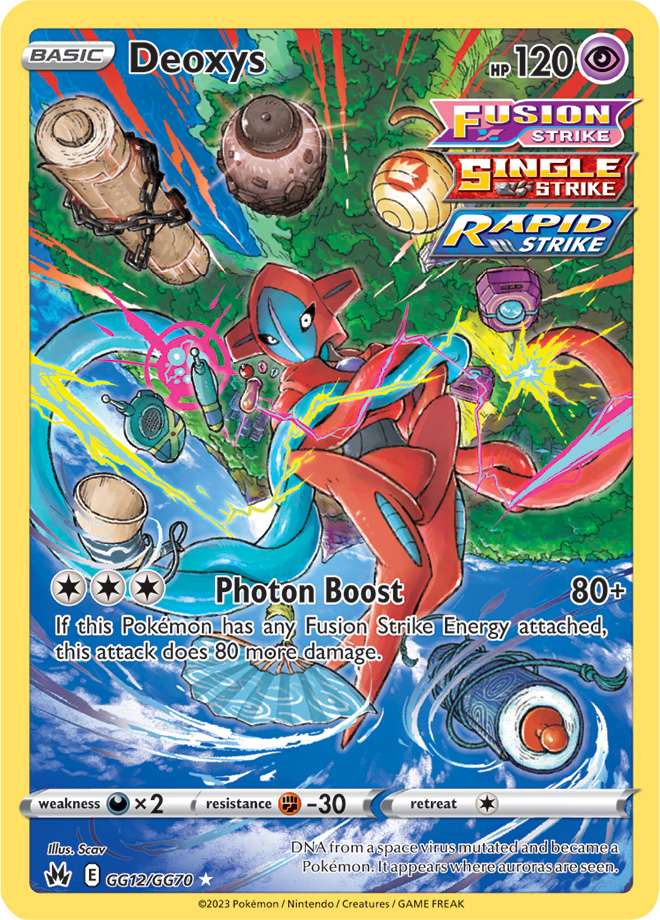 Deoxys AR Pokemon Card