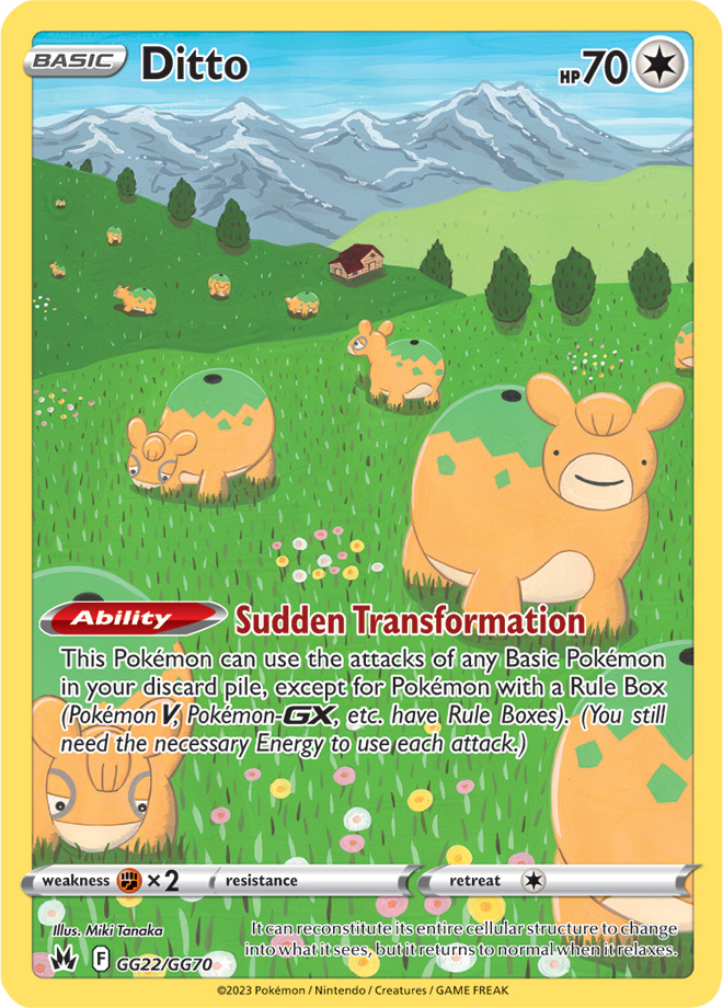 Numel (Ditto) AR Pokemon Card