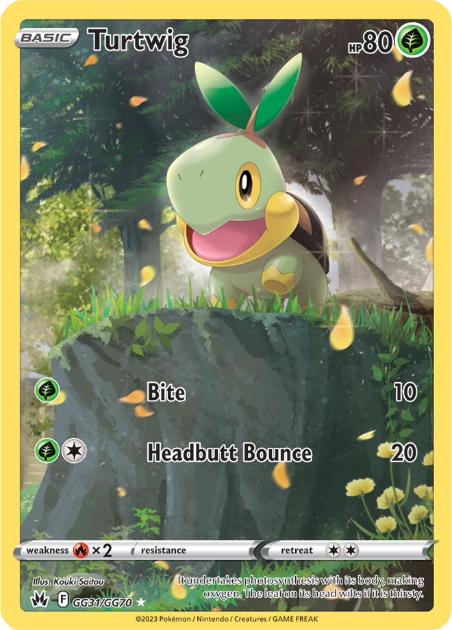 Turtwig AR Pokemon Card