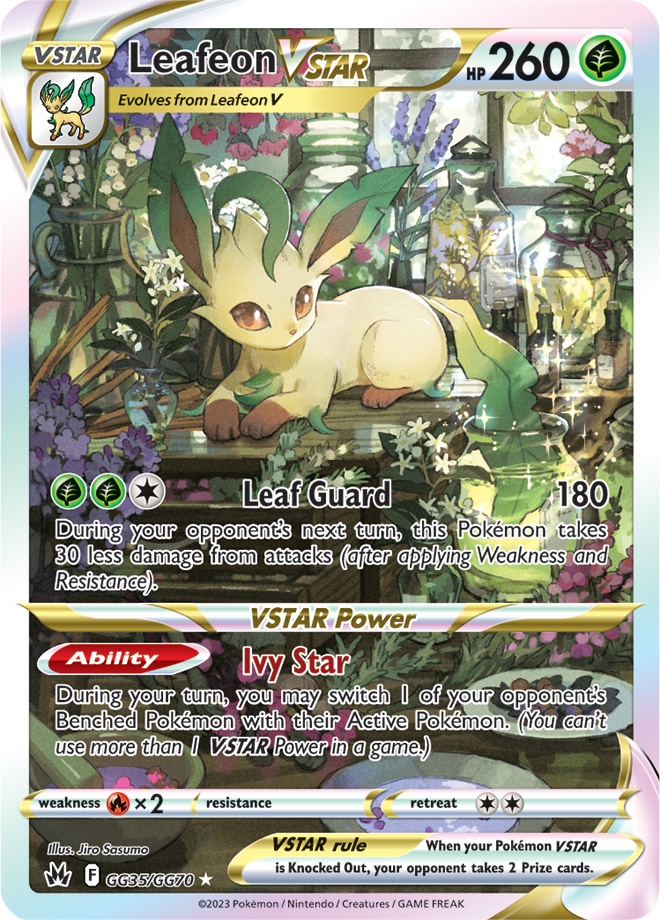 Leafeon Vstar SAR Pokemon Card