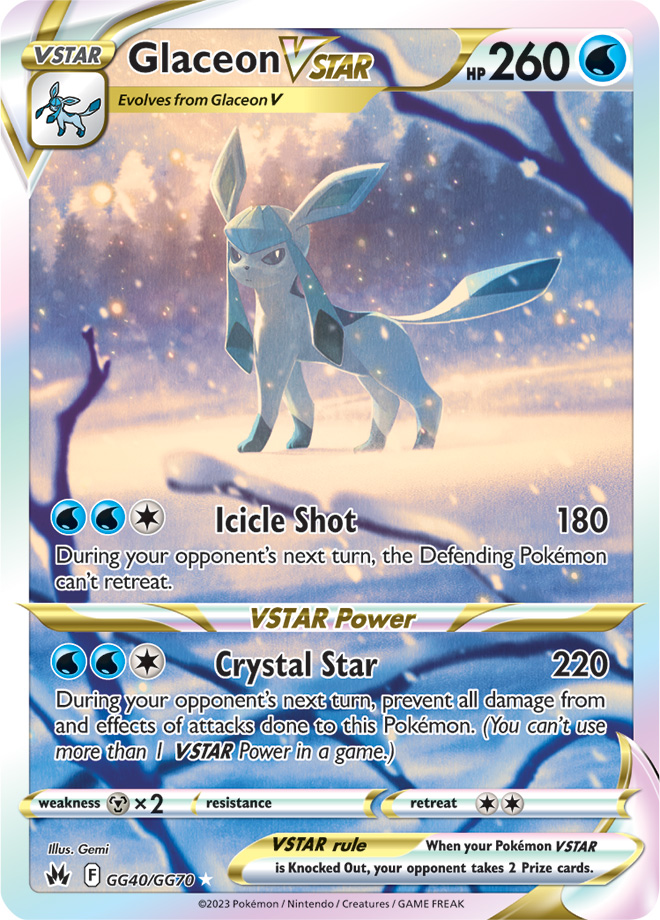 Glaceon Vstar SAR Pokemon Card