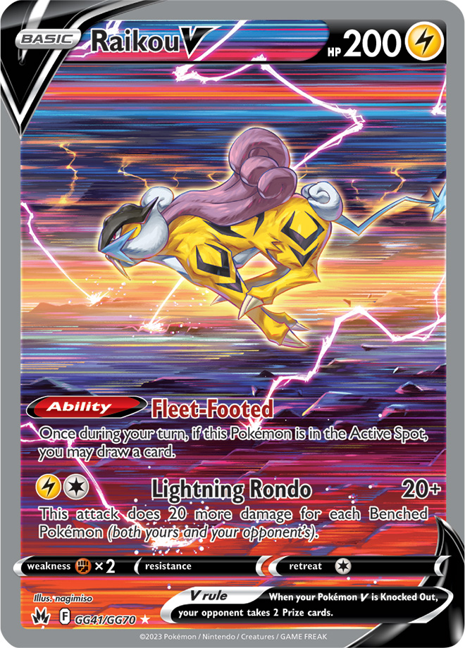 Raikou V SAR Pokemon Card