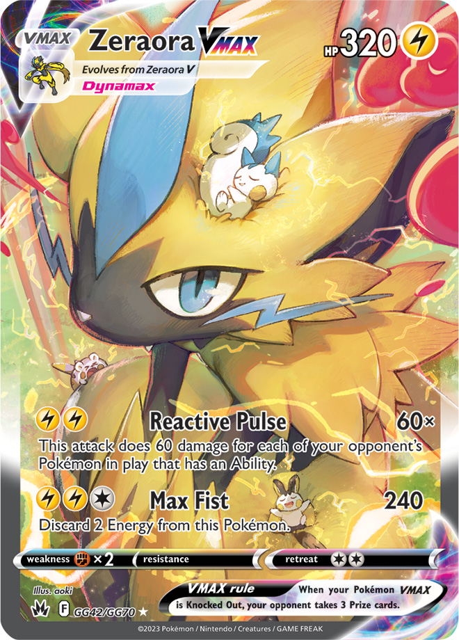 Zeraora Vmax SAR Pokemon Card